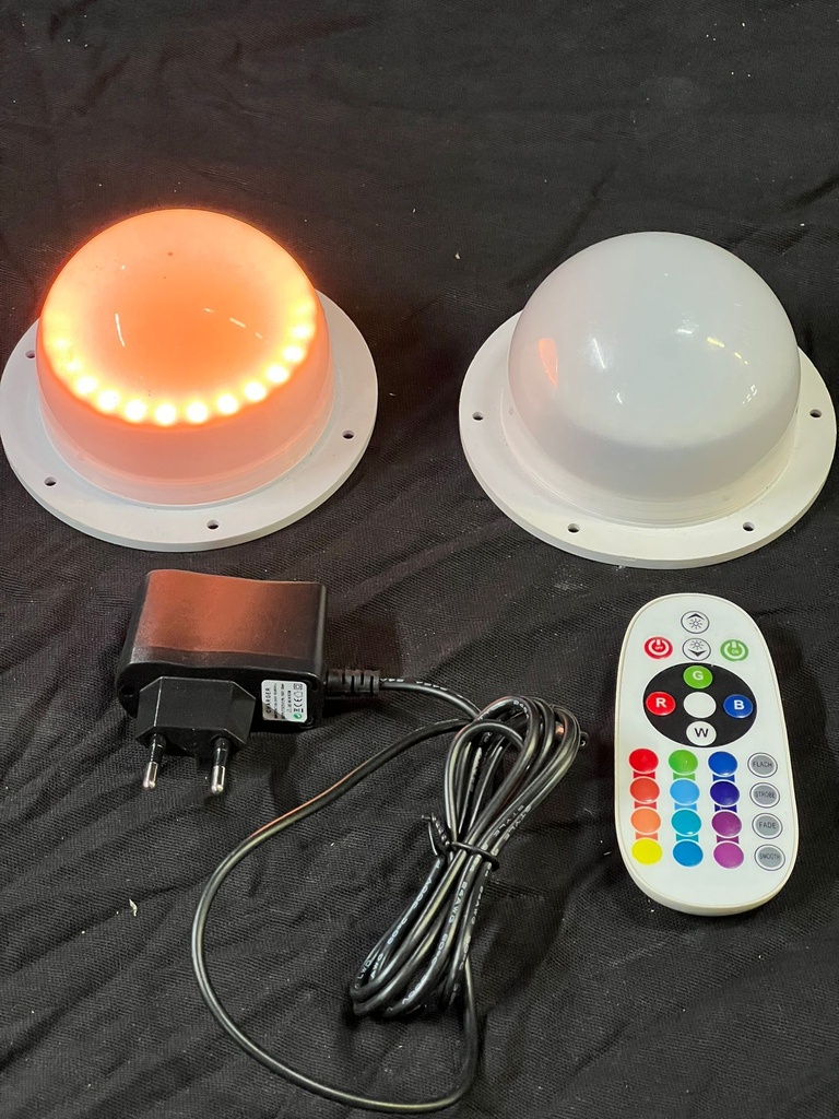 Led Bol Halffrond Oplaadbaar
