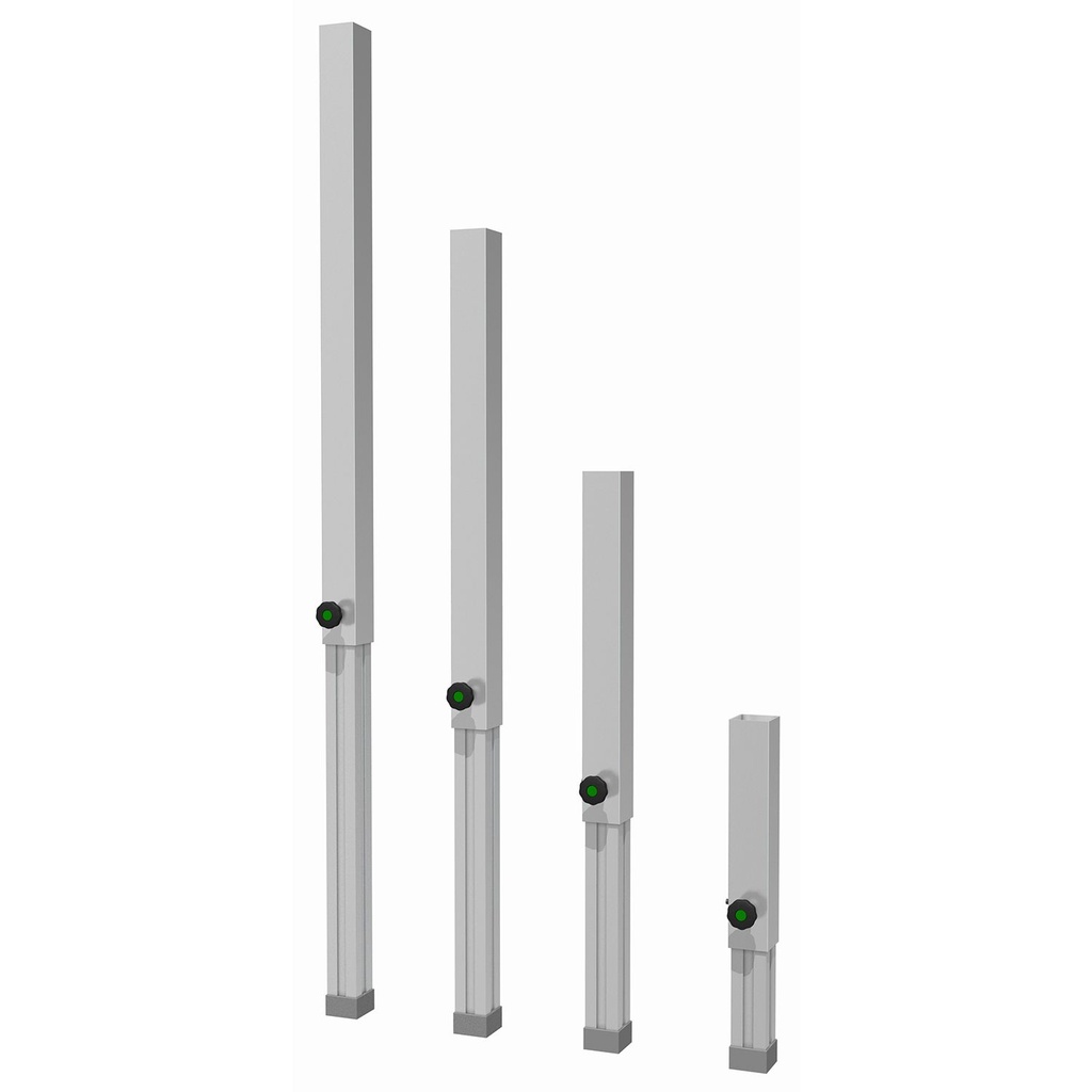Podium Poten Verstelbaar 60 Set van Vier 100 cm