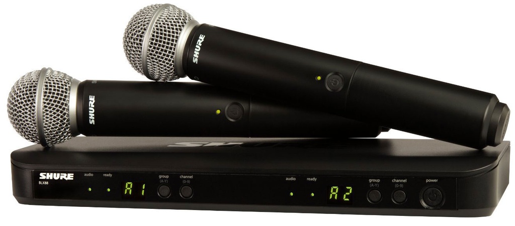 Shure Dubbele Wireless Microfoon Set
