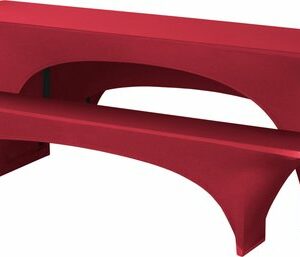Biertafel hoes set bordeaux rood