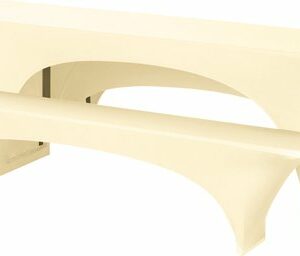 Biertafel hoes set creme