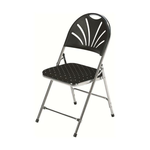 Klapstoel restaurant zwart (phoenix)