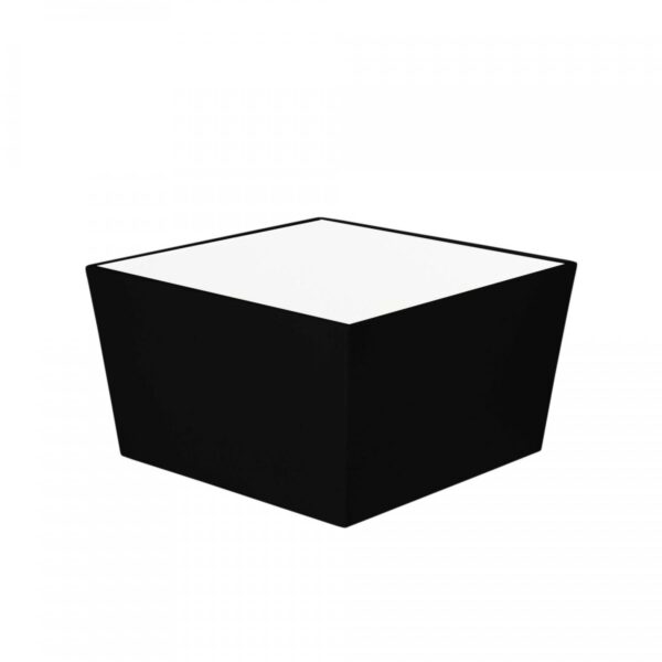 LED lounge tafel 70x70x40 zwart