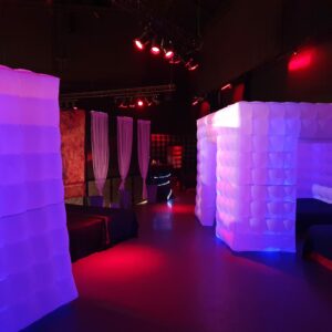 Opblaasbare witte kamer 3x3 inclusief verlichting