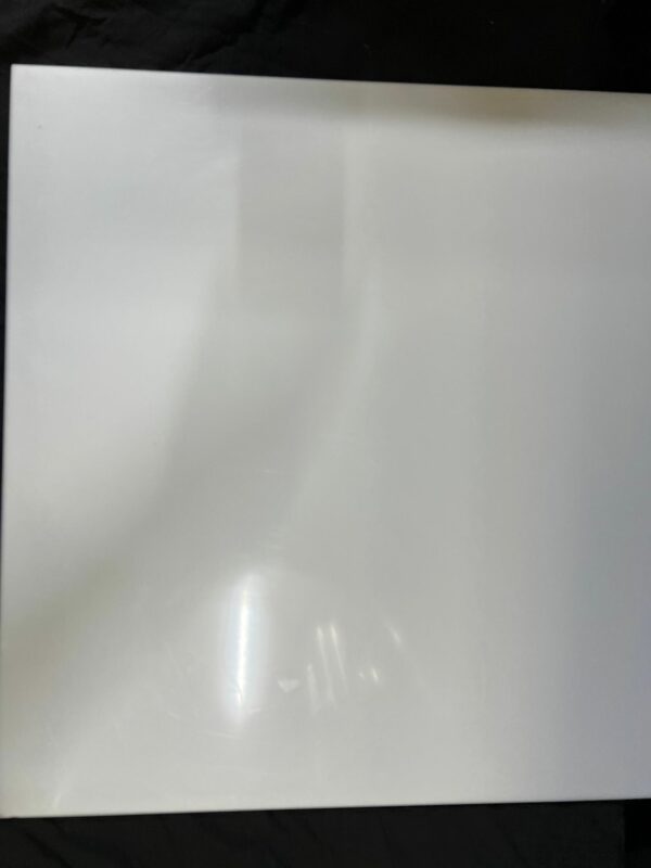 Perspex platen / tafelblad lounge melkwit