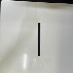 Perspex platen / tafelblad lounge met gleuf melkwit