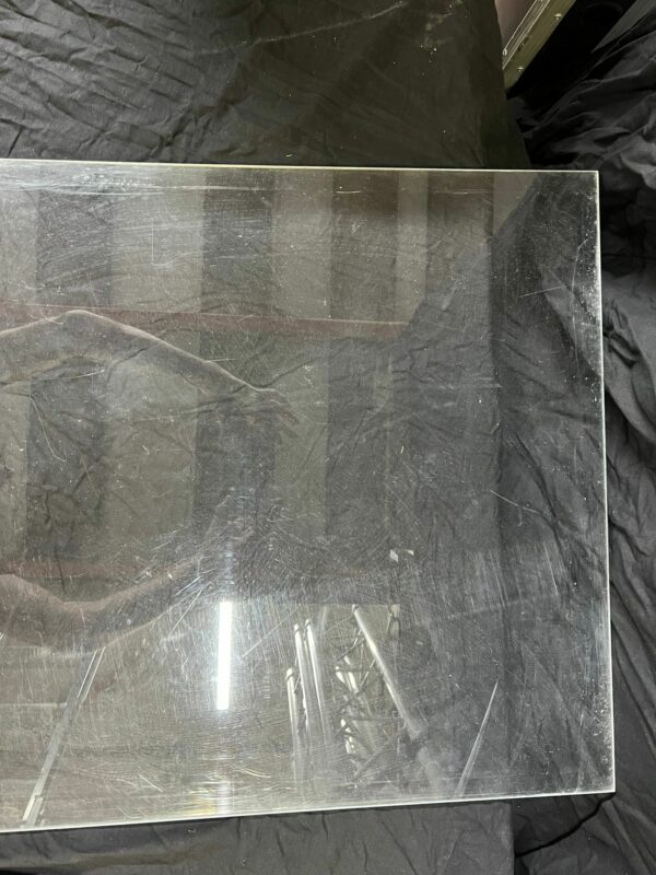 Perspex platen / tafelblad lounge transparant