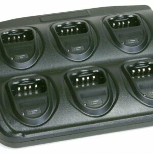 Portofoon lader voor zes portofoons.