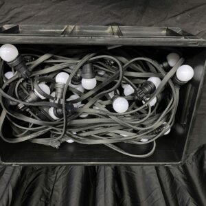 Prikkabel wit 30 meter.