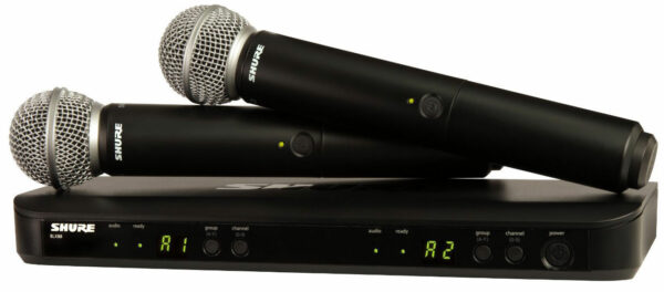 Shure dubbele wireless Microfoon set