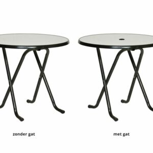 Terras Klaptafel rond 85x75